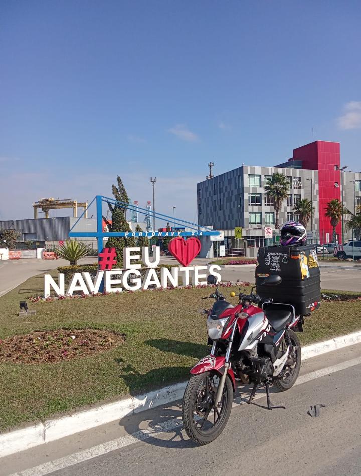 Blessed Express na moto em Navegantes, Santa Catarina